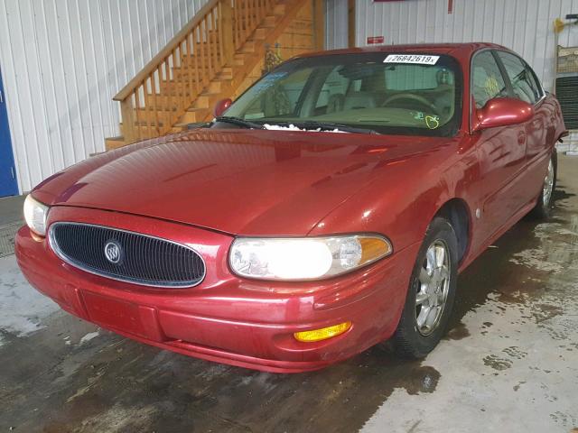 1G4HR54K24U195871 - 2004 BUICK LESABRE LI MAROON photo 2