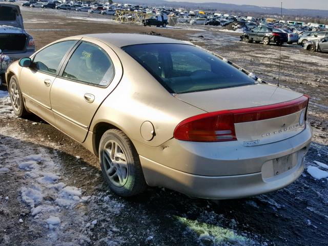 2B3HD46R21H596800 - 2001 DODGE INTREPID S ბეჟი ფოტო 3