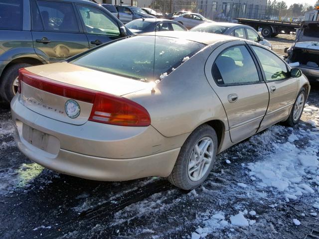 2B3HD46R21H596800 - 2001 DODGE INTREPID S BEIGE photo 4