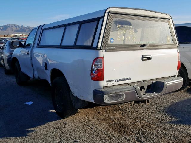 5TBJU32126S467872 - 2006 TOYOTA TUNDRA WHITE photo 3