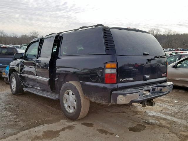 1GKFK16Z35J142574 - 2005 GMC YUKON XL K BLACK photo 3