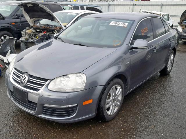 3VWEF71K57M201183 - 2007 VOLKSWAGEN JETTA WOLF GRAY photo 2