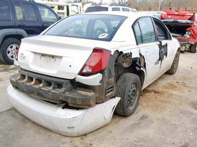 1G8AJ52F54Z149743 - 2004 SATURN ION LEVEL WHITE photo 4