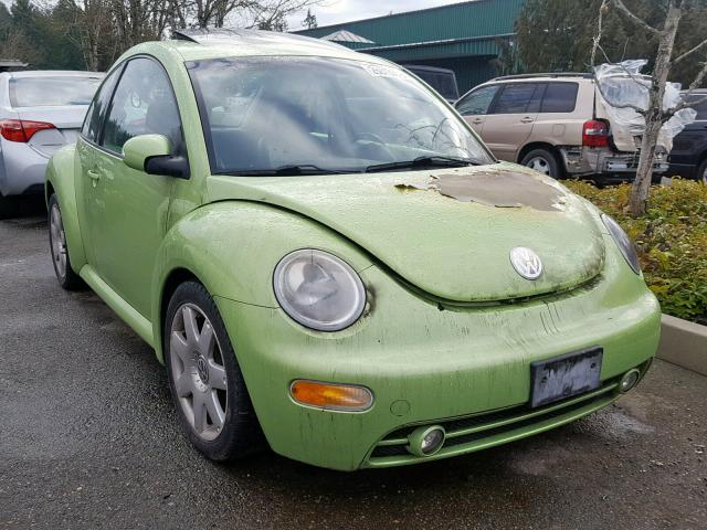 3VWDD21C33M437905 - 2003 VOLKSWAGEN NEW BEETLE Yaşıl foto 1