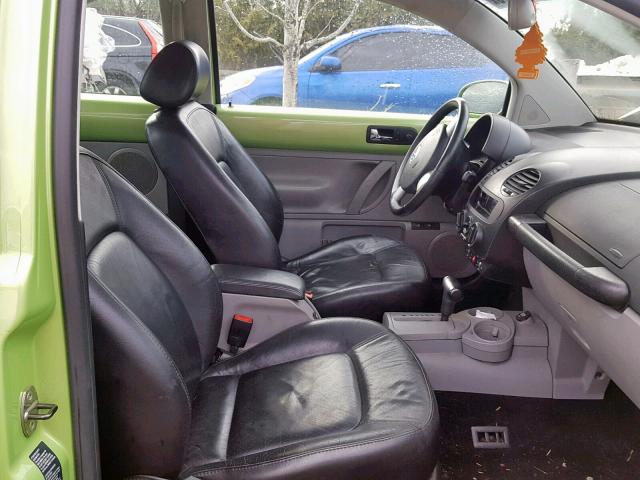 3VWDD21C33M437905 - 2003 VOLKSWAGEN NEW BEETLE Yaşıl foto 5