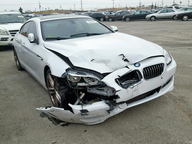 WBA6A0C56DDZ03554 - 2013 BMW 640 I WHITE photo 1
