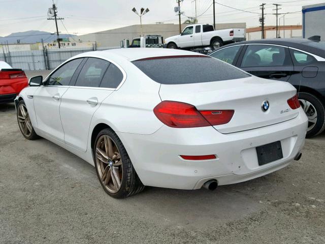 WBA6A0C56DDZ03554 - 2013 BMW 640 I WHITE photo 3