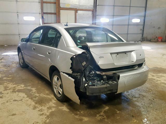 1G8AJ55F57Z114300 - 2007 SATURN ION LEVEL 银色 照片 3