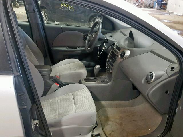 1G8AJ55F57Z114300 - 2007 SATURN ION LEVEL 银色 照片 5