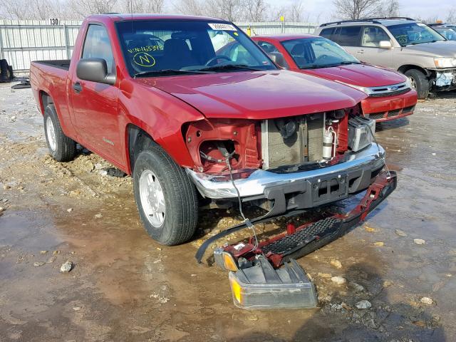 1GCCS148748163393 - 2004 CHEVROLET COLORADO MAROON photo 1