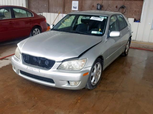 JTHBD182910027738 - 2001 LEXUS IS 300 GRAY photo 2