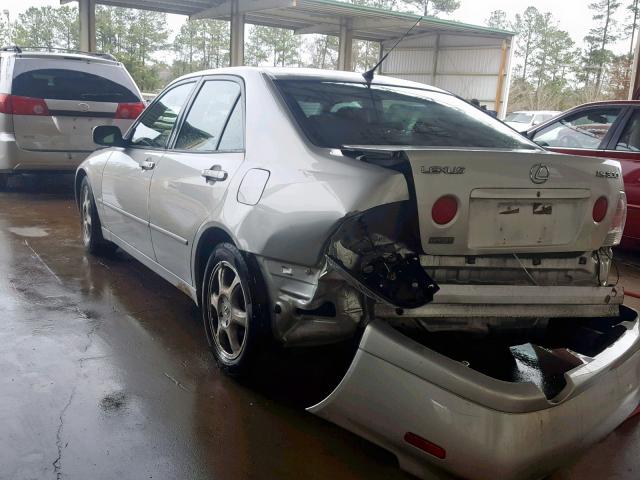 JTHBD182910027738 - 2001 LEXUS IS 300 GRAY photo 3