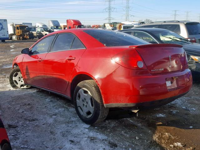 1G2ZF55B764162209 - 2006 PONTIAC G6 SE RED photo 3