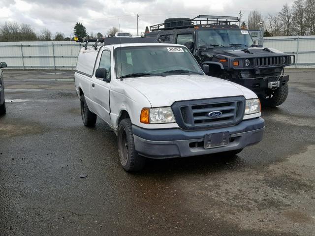 1FTYR10D45PA95405 - 2005 FORD RANGER WHITE photo 1