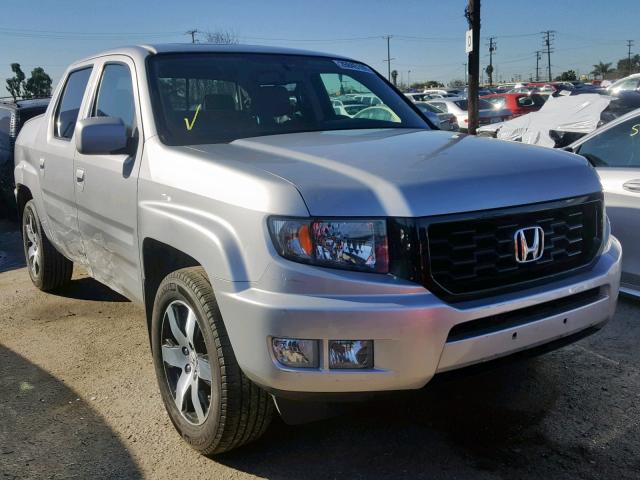 5FPYK1F69EB007723 - 2014 HONDA RIDGELINE SILVER photo 1