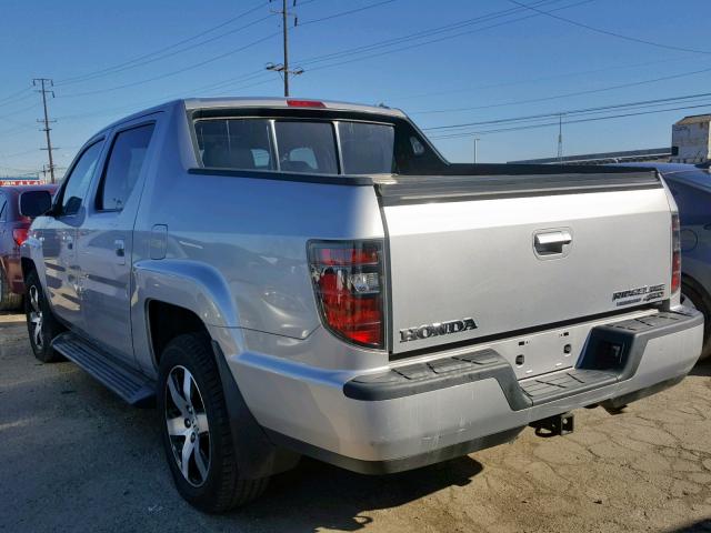 5FPYK1F69EB007723 - 2014 HONDA RIDGELINE SILVER photo 3