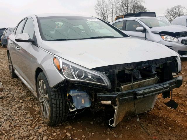 5NPE34AF6GH373189 - 2016 HYUNDAI SONATA SPO SILVER photo 1