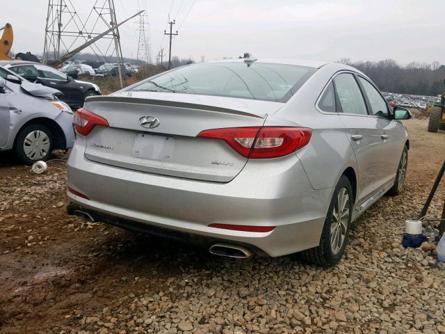 5NPE34AF6GH373189 - 2016 HYUNDAI SONATA SPO SILVER photo 4