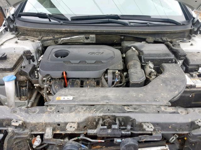 5NPE34AF6GH373189 - 2016 HYUNDAI SONATA SPO SILVER photo 7