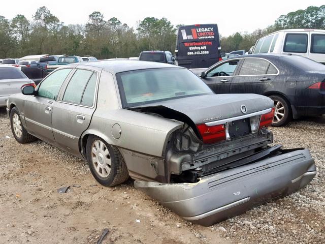 2MHHM75W84X638132 - 2004 MERCURY GRAND MARQ GRAY photo 3