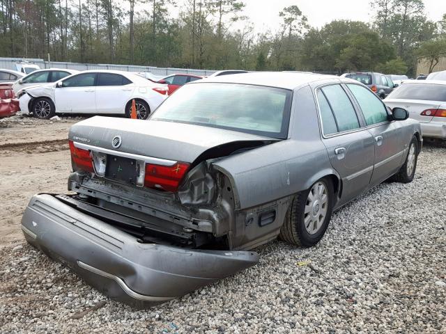 2MHHM75W84X638132 - 2004 MERCURY GRAND MARQ GRAY photo 4