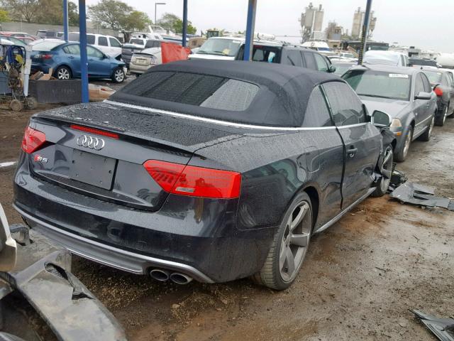 WAUVGAFH0EN001726 - 2014 AUDI S5 PRESTIG BLACK photo 4