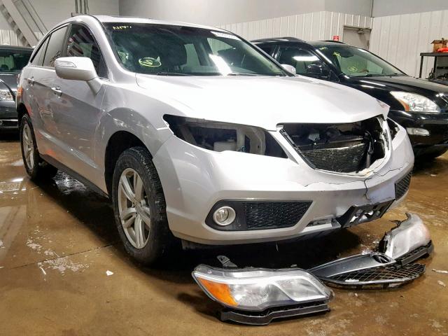 5J8TB4H56DL007524 - 2013 ACURA RDX TECHNO SILVER photo 1