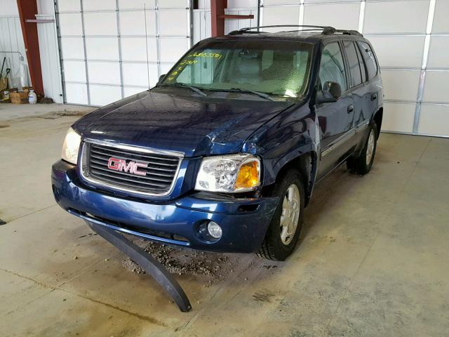 1GKDT13S432367377 - 2003 GMC ENVOY BLUE photo 2