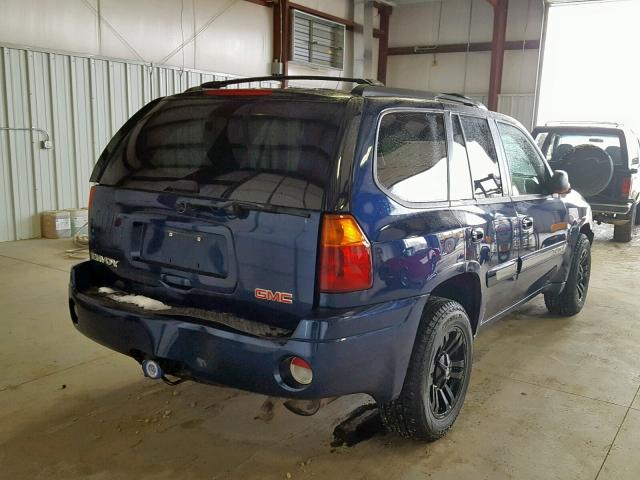 1GKDT13S432367377 - 2003 GMC ENVOY BLUE photo 4