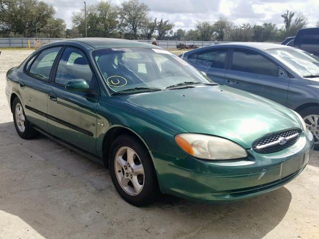 1FAFP5523YA170975 - 2000 FORD TAURUS SES GREEN photo 1