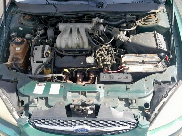 1FAFP5523YA170975 - 2000 FORD TAURUS SES GREEN photo 7