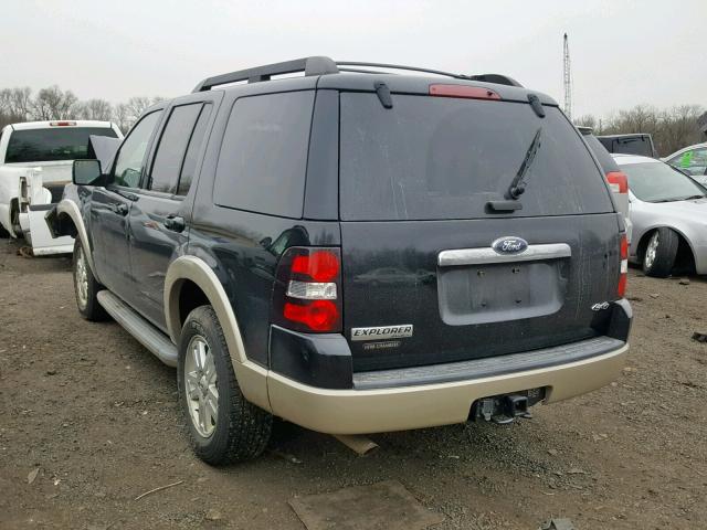 1FMEU7EE6AUB01900 - 2010 FORD EXPLORER E BLACK photo 3