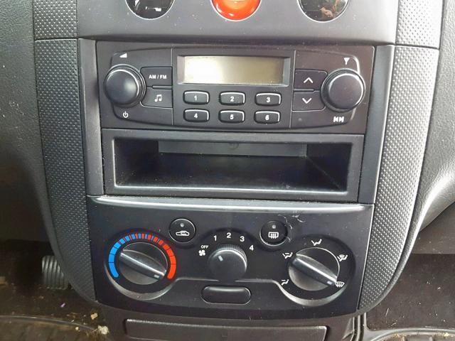 KL1TD66656B585601 - 2006 CHEVROLET AVEO BASE Қызыл фото 9