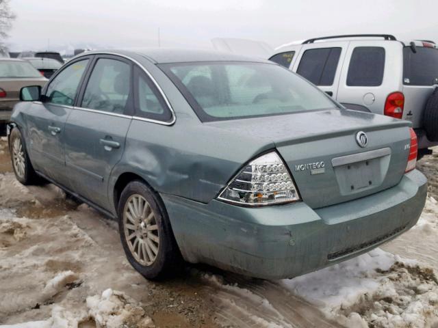 1MEFM43175G622859 - 2005 MERCURY MONTEGO PR TURQUOISE photo 3