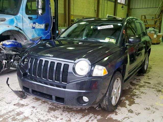 1J4NT4FA1AD582120 - 2010 JEEP COMPASS SP BLACK photo 2