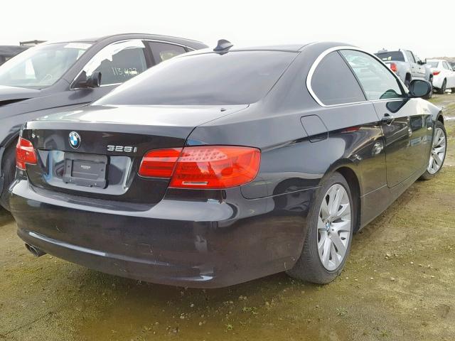 WBAKE5C57CJ106052 - 2012 BMW 328 I SULE BLACK photo 4