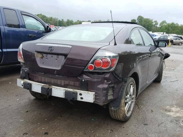 JTKDE167980262200 - 2008 TOYOTA SCION TC იასამნისფერი ფოტო 4