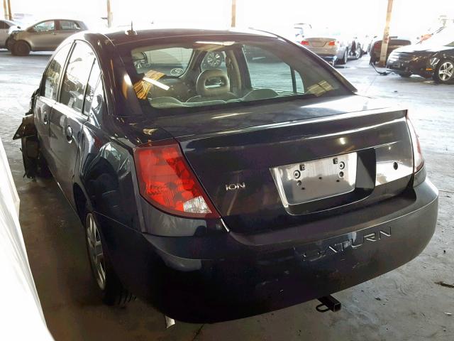 1G8AJ55F07Z110543 - 2007 SATURN ION LEVEL BLACK photo 3