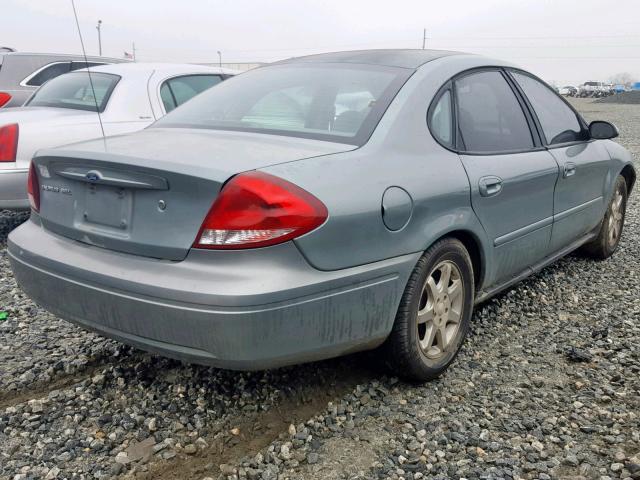 1FAFP56U26A251950 - 2006 FORD TAURUS SEL GREEN photo 4