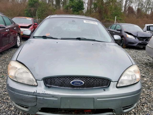 1FAFP56U26A251950 - 2006 FORD TAURUS SEL GREEN photo 9