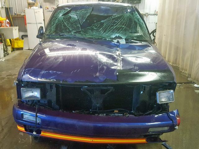 1GNCS18W0S2134026 - 1995 CHEVROLET BLAZER PURPLE photo 10