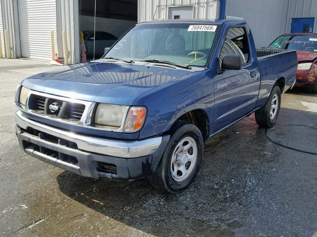 1N6DD21S3YC417301 - 2000 NISSAN FRONTIER X BLUE photo 2