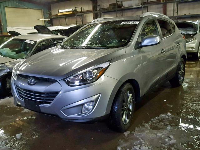 KM8JUCAG4FU089655 - 2015 HYUNDAI TUCSON LIM SILVER photo 2