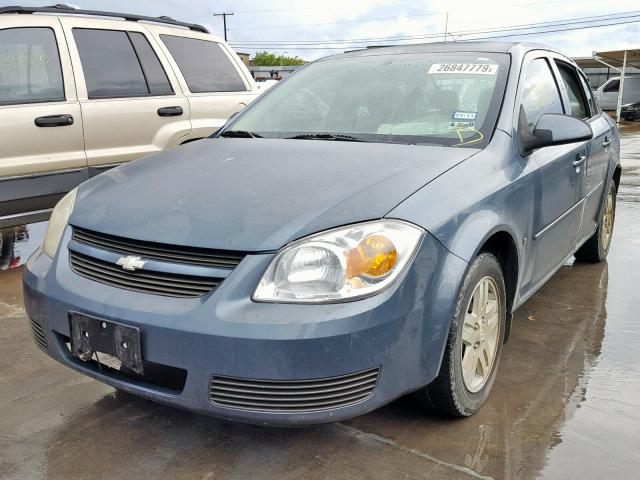 1G1AL55F867747084 - 2006 CHEVROLET COBALT LT TEAL photo 2