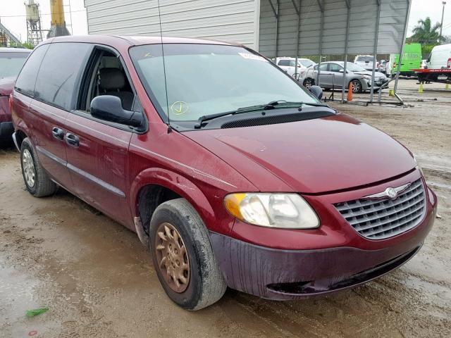 1C8GJ25B92B585426 - 2002 CHRYSLER VOYAGER MAROON photo 1