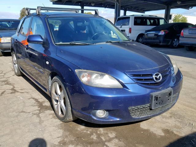 JM1BK343551269671 - 2005 MAZDA 3 HATCHBAC BLUE photo 1