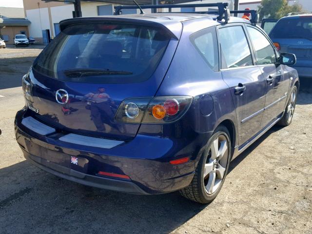 JM1BK343551269671 - 2005 MAZDA 3 HATCHBAC BLUE photo 4