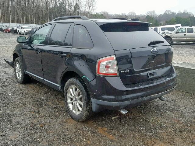 2FMDK4JC1ABB09669 - 2010 FORD EDGE SEL BLACK photo 3