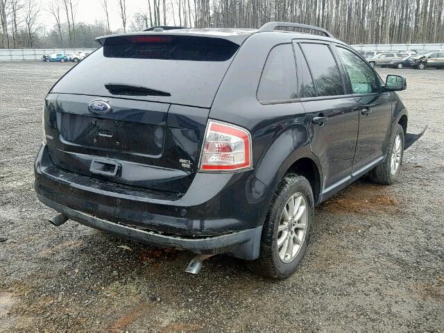 2FMDK4JC1ABB09669 - 2010 FORD EDGE SEL BLACK photo 4