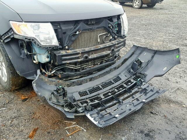 2FMDK4JC1ABB09669 - 2010 FORD EDGE SEL BLACK photo 9